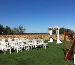 Bella Collina lawn wedding ceremony